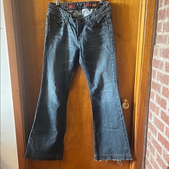 X2 Denim - X2 Women’s Dark Blue Flare Jeans 8